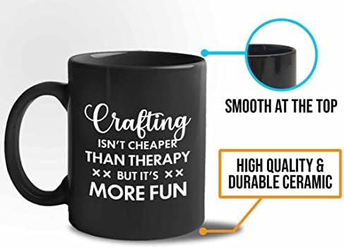 Изработка на кафе кригла 11oz црна - занаетчиството не е поевтино - клупски инспирирани смешни занаетчии капчиња занаетчии занаетчиски занаетчии