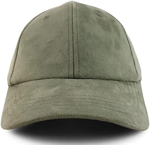 Трендовски продавница за облека обична факс велур кожа прилагодлива структурирана капа за бејзбол