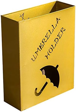 Зесус Метал чадор стојат правоаголен држач за чадор со 4 не лизгачки влошки за трска што шетаат стапчиња дома и канцеларија/злато