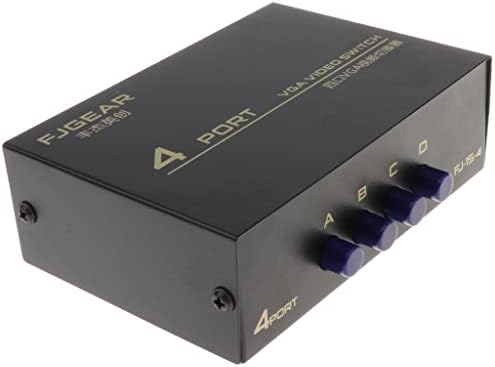 Leefasy-Надвор VGA Селектор Прекинувач Кутија, Приклучок Компактен &засилувач; Мали