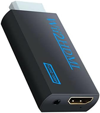 XUnion Пренослив Wii До Hdmi Конвертор Адаптер ЗА 720p 1080P Hd Зголемување На Резолуцијата 3.5 Mm Аудио Излез Адаптер Тв SM4