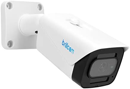 BrillCam Ultra HD 4K Security Camera Outdoor 5MP Security Camera, Starlight 24/7 со полно работно време боја