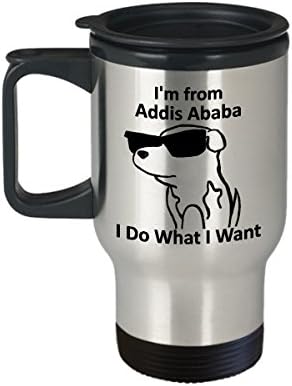 Адис Абаба Смешно кафе за патување со кафе