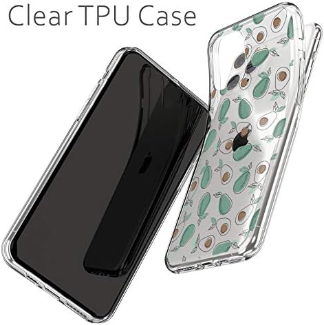 Компанијата Cavka зглоб, компатибилен за Apple Watch Series 7/6/5/4/3/2/1/SE & Suction Case Case PU кожа тренд печатење Y avocado Vegan Cute Strap 38-40-41-42-44-45 mm овошје здраво Шема на нараквица стилски