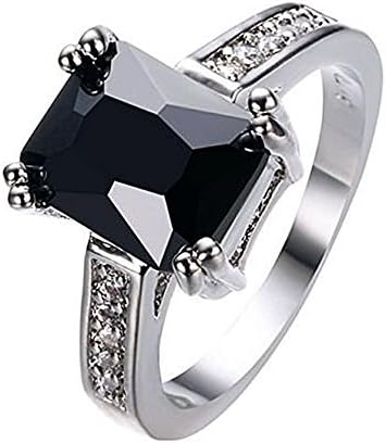 Chime Charming Women 925 Silver Black Onyx Ring Shadengegagement Hireage 5-12