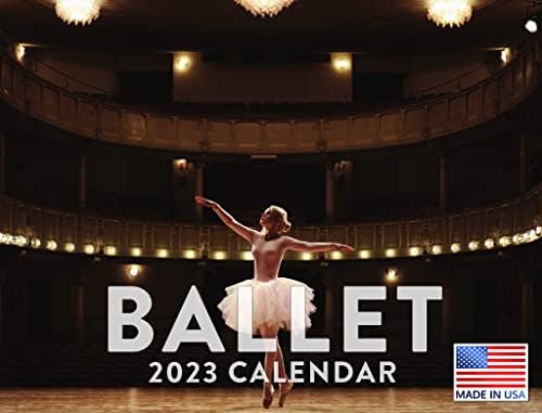 Балетски Календар 2023 Месечни Ѕидни Висечки Календари Балерина Танчерка Танц Голем Планер 24 Месеци-Целосна 2023 Напиши На Мрежа Плус
