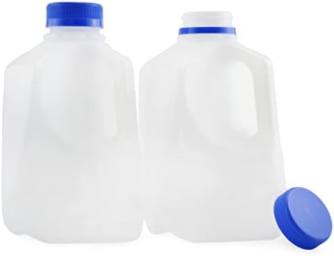 Корнукопија брендови 32oz пластични чаши; Шишиња од 1-кварта / 32 унца со капачиња за сок, вода, спорт и протеински пијалоци