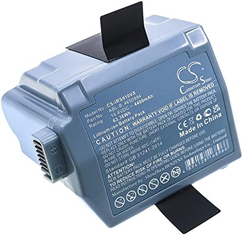 Камерон Сино Нова 4400mAh / 63,36Wh Заменска батерија одговара за iRobot Roomba S9, Roomba S9+, S955020