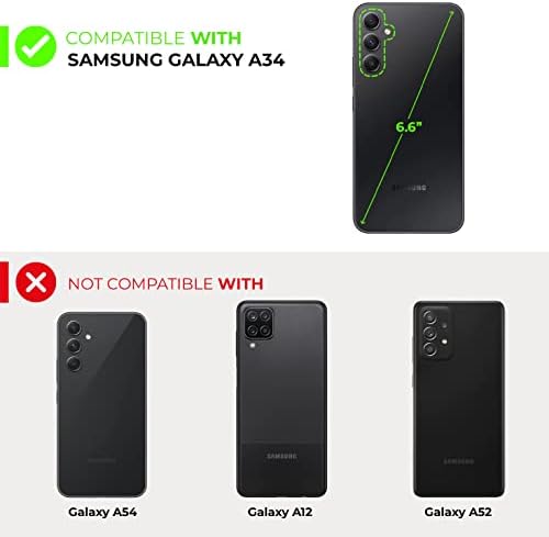 Змија кошница Гроздобер Паричник За Samsung Galaxy A34 | / Вистинска Кожа Паричник Телефон Случај | / Вистинска Кожа Со Гледање штанд &засилувач;