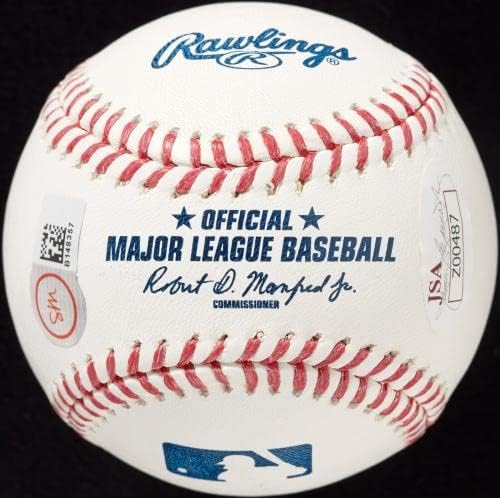 Неверојатниот Хенк Арон потпиша силно испишан статиран бејзбол ЈСА - Автограмирани бејзбол