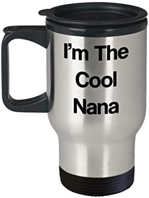 Кригла за патувања на Нана - смешна и симпатична чаша чаша кафе - совршена за патување и подароци