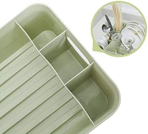 Yuersty кујна полица практично складирање решетки за складирање пластични садови решетки за сад за сад за кујнски решетки за садови за чување