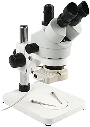 ЖУХВ Индустриски Тринокуларен Стерео Микроскоп Зголемување Континуирано ЗУМИРАЊЕ 7Х-45Х ЗА Лабораториски Телефон Пхб Поправка Лемење
