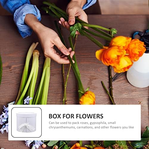 Зеродеко Тркалезна Кутија За Цвеќе Зачувана Кутија За Пакување Подароци За Подароци Кутии За Подароци За Денот На Вљубените За Луксузни Цветни