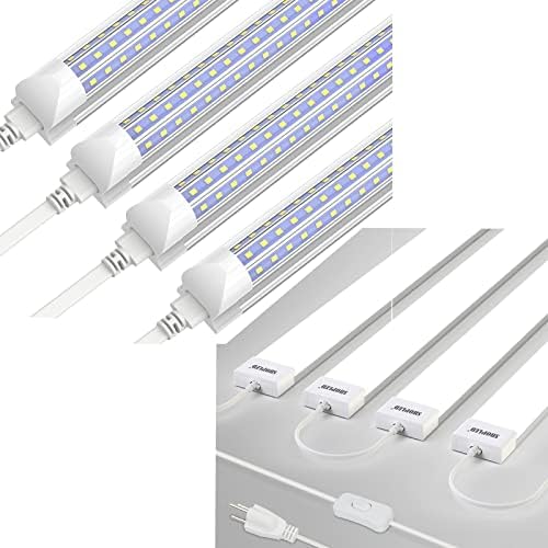 ШОПИНГ 8FT LED Продавница Светлина+4FT LED Таванот Светло Тела