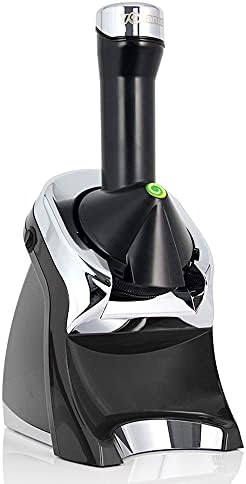 Yonanas 988Bk Deluxe Vegan, млечни производи без замрзнато овошје, мека услуга, вклучува 75 рецепти, 200 W, црно