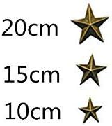 Star Stud, 100 парчиња starвезди во форма на starвездички метални монистра со нож за нож на панк -ридови со шила