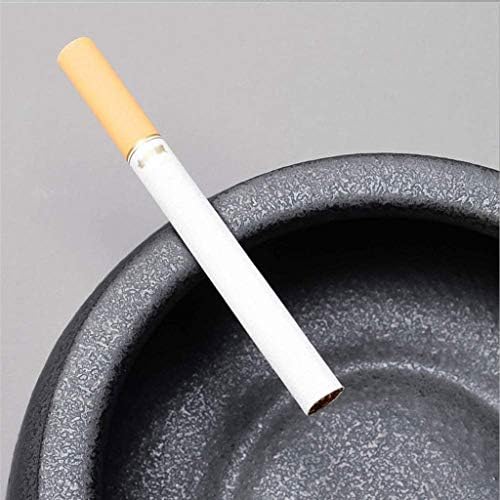 Црна сјајна керамичка цигара од цигара ， за дневна соба за домаќинства, десктоп пушење фиока за пепел за декорација на домашни канцеларии