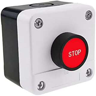 Вклучување на копчето WTUKMO 22мм, бел резервоар за вода за контрола на вода NO/NC Start Control Control Startup Control Box 68 *