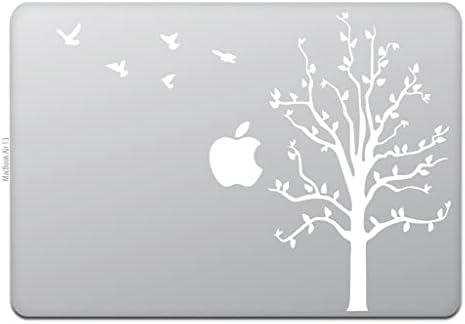 Kindубезна продавница MacBook Air/Pro 13 Налепница за налепница MacBook Tree Bird Bridg Bridg Bird M423-W
