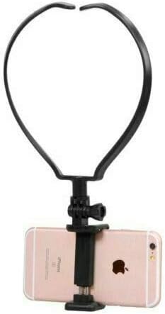 Yoogeer vlog/POV прилагодлив мобилен телефон селфи држач за држач за вратот за акциони камера/gopro херој/iPhone 14 13 12 11 Pro Max Plus