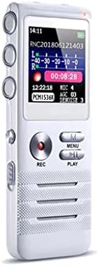 DLOETT 16gb Шарени Глас На Екранот Активиран Рекордер 1536kbps Снимање Дигитален Глас Рекорд MP3 Музички Плеер Диктафон
