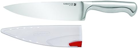 Сабатиер фалсификуван нож за исечување на не'рѓосувачки челик со капакот на сечилото за самоосоодведување на ножот, нож од високо-јаглерод,
