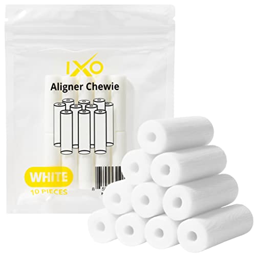 IXO Aligner Seater Chewies For Invisalign фиоки - 10 -пакувања, неотворени, со вреќа за затегнување