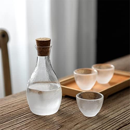 Yxbdn Јапонски колк колк алхохол чаша шут стакло виски пијалок вино аератор, поставен прибор за јадење