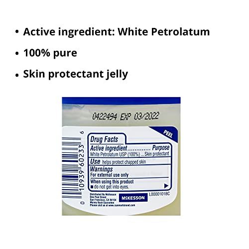 Sunmark Petroleum желе - заштитник на кожата, ја навлажнува сувата, изматена кожа, чиста, нестерилна - 3,75 мл, 1 броење, 1 пакет