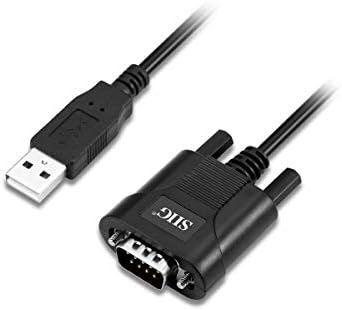 SIIG 1-Порт Индустриски USB ДО RS-232 Db-9 Сериски Адаптер Кабел, Без Возач Или Софтвер Инсталација, Приклучок И Игра, [Windows /8/7/Виста/XP,