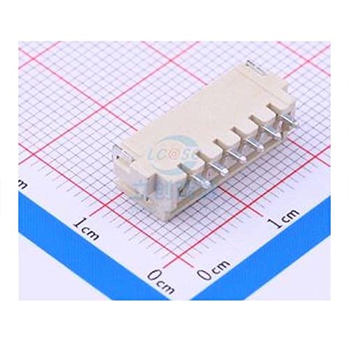 5 Парчиња 0.098 ХОРИЗОНТАЛНА СМД калај-Обложена 6-Позиција СМД Конектор Жица-На-Одбор/Жица-На-Жица КОНЕКТОР СМД, П=2.5 мм ЏХ Конектор