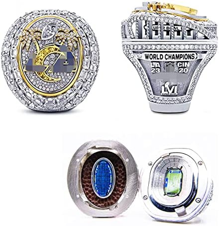 КУП БДИ 2021 Шампионски Прстен, Подарок За навивачите На Ла Фудбал Компатибилен За Супер Боул, фудбалски прстен од реплика во лос Анџелес погоден за роденденска заба?