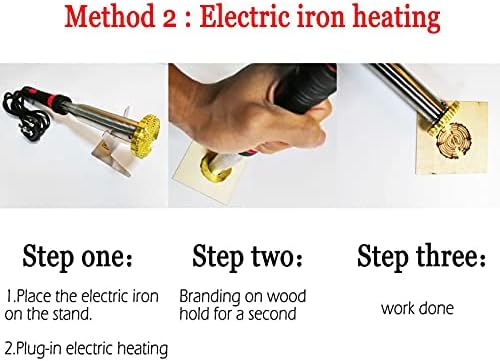 Прилагодено железо за брендирање на електрично дрво, персонализиран печат за топлина/печат за дизајн/прилагодена печат 200W 110V