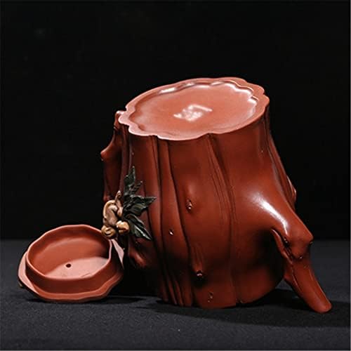 Mmllzel Stump Form 500ml Purple Clay Pot Рачно изработено чајник Кунг Фу чај сет домашен чај сет