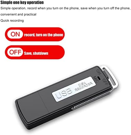 USB Диктафон, Интелигентен Мини Глас Активиран Рекордер При Полнење HD Намалување На Бучавата Брз Рекорд Во Форма На Удиск За Предавања