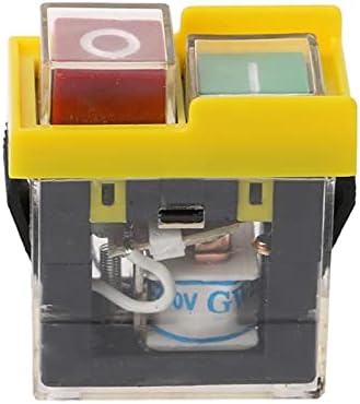Копче за прекинувач за напојување GoOffy AC 250V 6A Водоотпорна машина за влечење на машината за сечење на пила на прекинувач