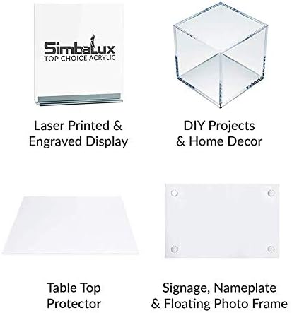 Зеробегин проucирна акрилна табла, замрзнат лист од плексиглас, за DIY и професионални проекти, ширина 500мм