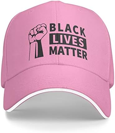 Црни животи материи за возрасни бејзбол капа, женски шминка капа, прилагодлив маж каскета