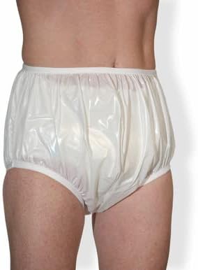 Неконтролирани Пелени - Идеални Пластични Панталони - Сјајни Бели Водоотпорни Пвц Капаци
