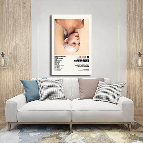 Постери на Ариана Гранде Постери засладувачи постери за постери насловни постер плакато плака за спална соба, спортски пејзаж канцеларија декор, подарок за нефина