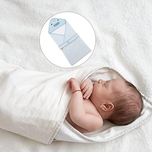 Кисангел Бебе Свадлинг крпа 5 парчиња затворено летно ќебе торба за дишење новороденче за спиење новороденчиња за пешкир памук