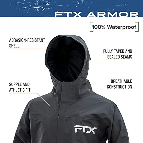 Frogg Toggs Машки FTX Armor Premium Водоотпорен дожд, јакна за риболов/риболовци