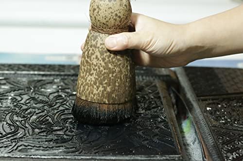 Традиционален комплет за алатки за гравура за печатење 传统 雕版 工具 套装 кафеава