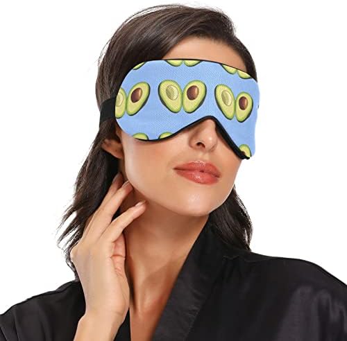 Унисекс спиење маска за очи Авокадо-срце ноќта за спиење маска удобно покритие за сенка на очите