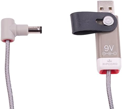 myVolts RIPCORD USB ДО 9v Dc Кабел За Напојување Компатибилен Со Педалата За Ефекти На Земјотресот