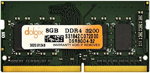 Dolgix 8 GB единечен DDR4 3200 x8 Небогана меморија на лаптоп Sodimm 260-Pin