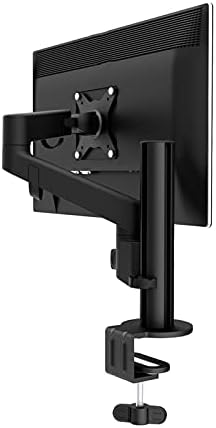 TOMYEUS MONITOR MONT BRACKET COLNET TYPE MONITER ARM 15 -32 Единечен монитор за монитори со подигнување на лекување на црна алуминиумска легура монитор за монтирање, држи до 22 bs monitor mount Stand