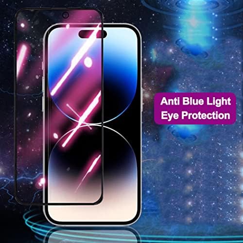 Heromiracle Компатибилен со iPhone 14 Pro Max Заштитник На Екранот Заштитник Огледало Ефект Анти-Шпион анти Сина светлина заштита на очите