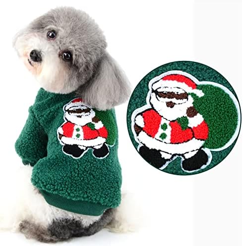 Ранфи миленичиња зимска облека мало кучиња руно џемпер момче девојче кутре Божиќна облека пуловер кучиња мачка маичка мека кучешка топла